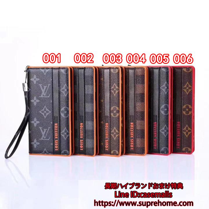 ビジネス風 アイフォンXr手帳カバー LV