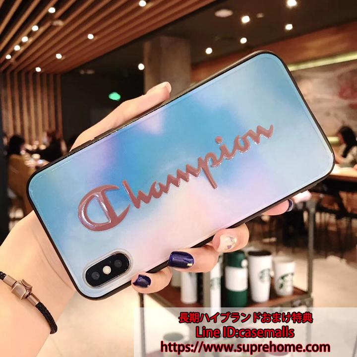 アイフォンxケース champion 贅沢