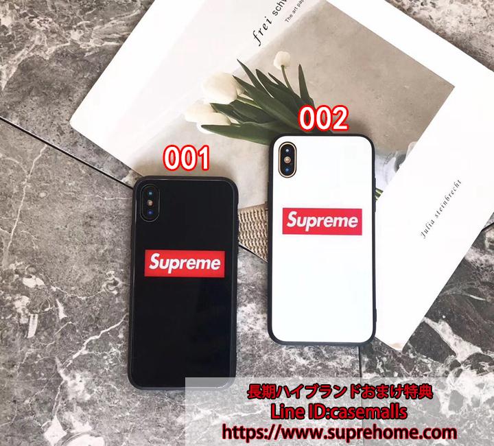 iphonexsケース supreme ガラス製