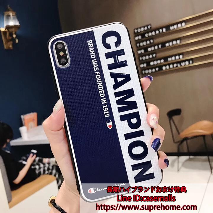 iphonexs ケース champion シンプル風