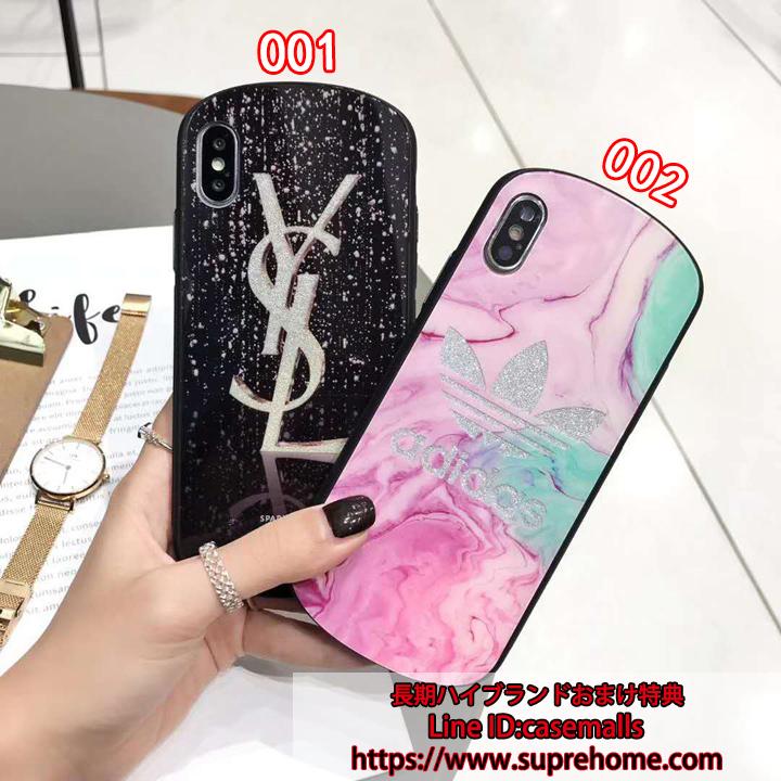 YSL iPhonexs max 携帯ケース ガラス製