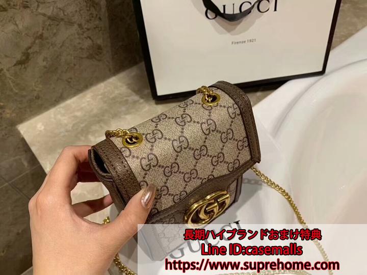 ブランド GUCCI ポシェット GG柄 縦タイプ