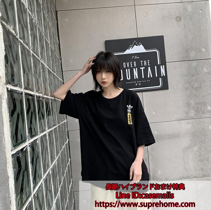 adidas 個性的なｔシャツ,服 男女兼用