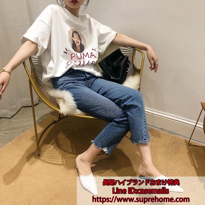 003.jpg ティーシャツ 着痩せ puma smile 笑顔