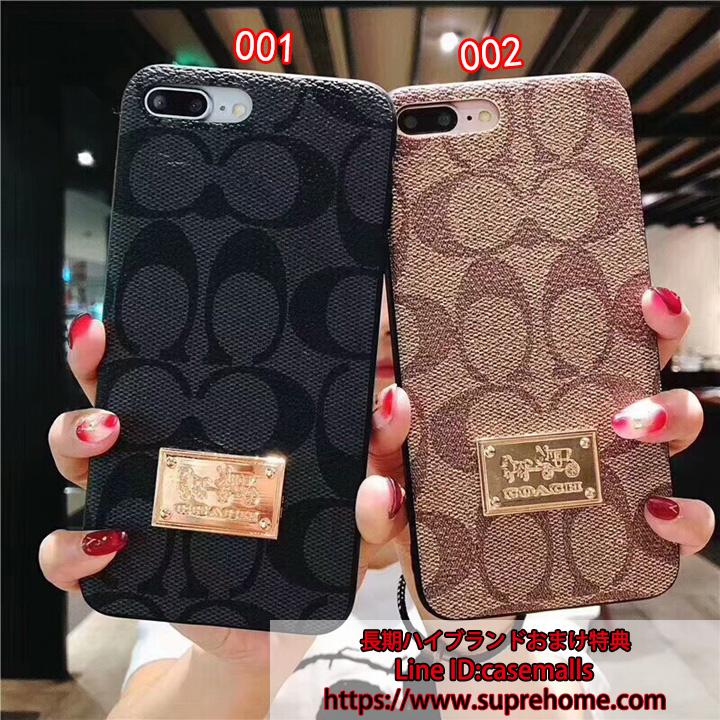 COACH iPhoneXR ケース ビジネス風