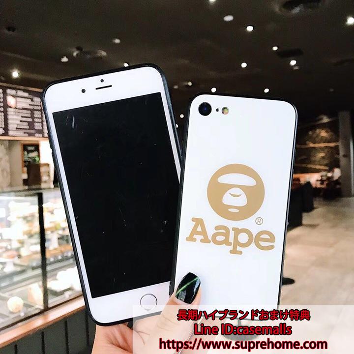 アイホン7plus ケース aape カップル用 激安