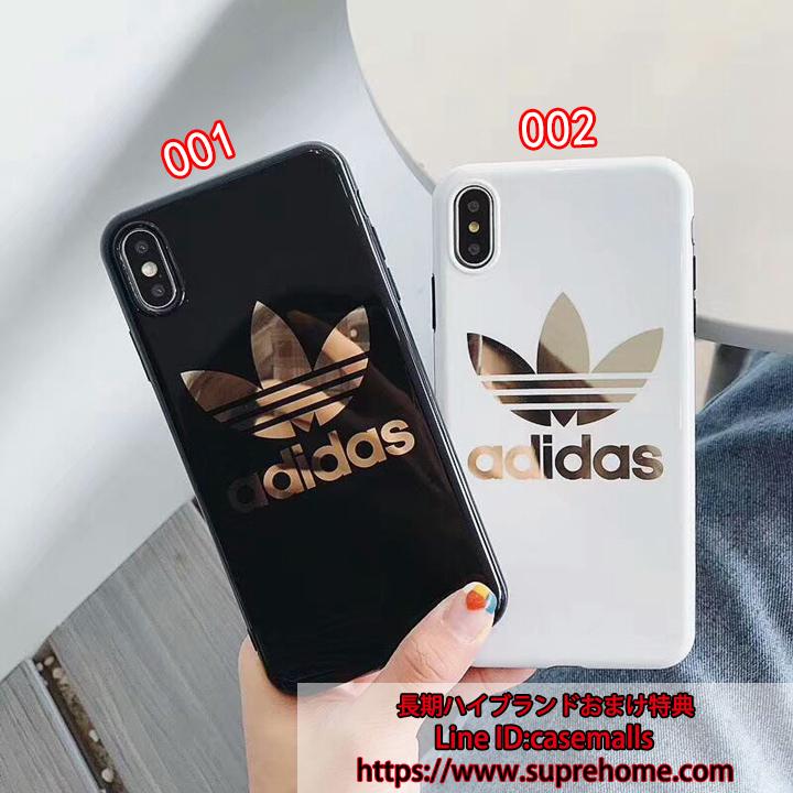 adidas iphonexr ケース お洒落