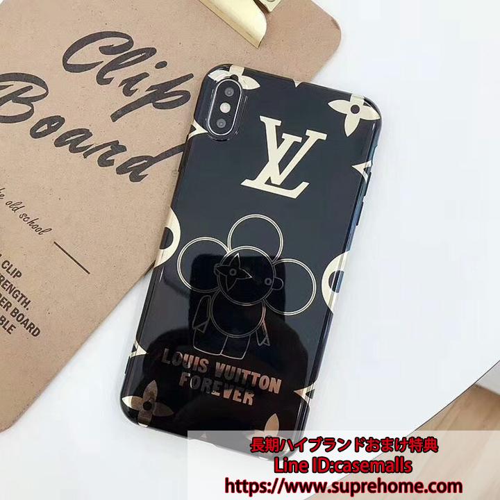 iphonexs max ケース Louis Vuitton ブラック ホワイト