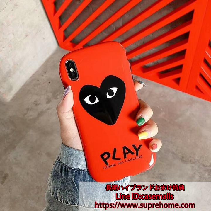 川久保玲 iPhone XR ケース PLAY カップル風