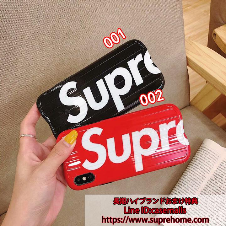 Supreme iPhoneXS MAX ソフトケース スーツケース型