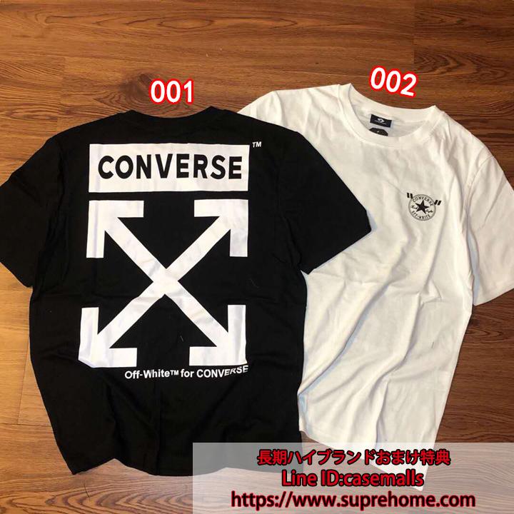 Converse x OFF WHITE Tシャツ 激安