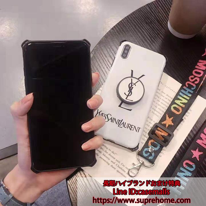 iphonex カバー ysl 四角保護