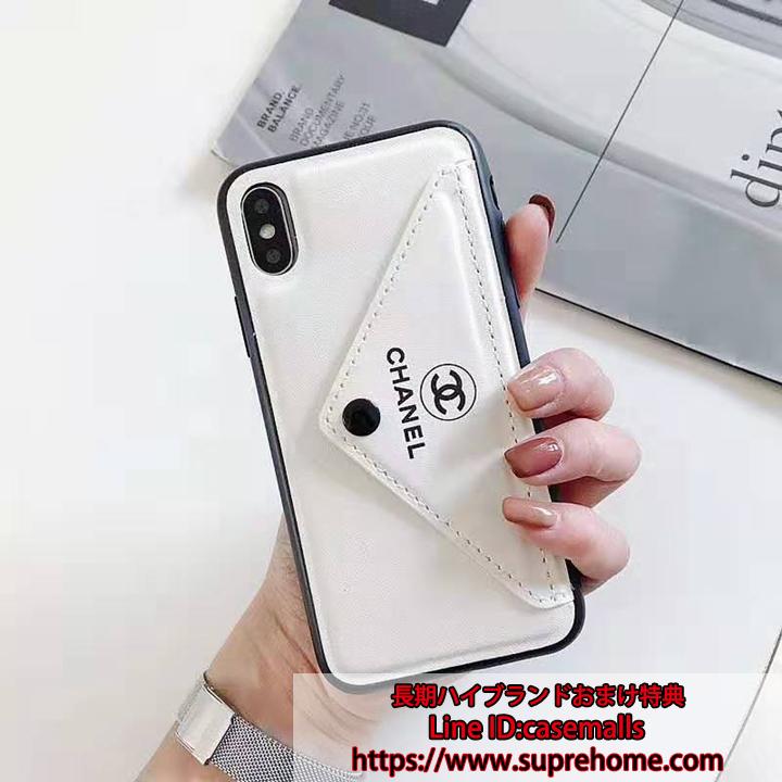 03.jpg アイフォン11 ケース シャネル レザー