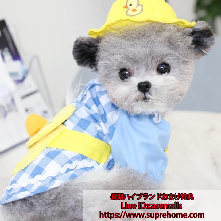 犬服 ドッグウェア ワンちゃん服 犬の服 ワンちゃん服 犬の服 服装セット ハット付き 犬服 ドッグウェア 夏服 秋冬服 ひよこ 豚ちゃん