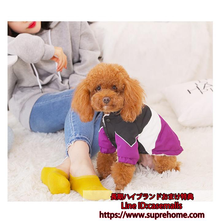 ワンちゃん服 犬服 ドッグウェア 犬の服 厚い パーカ カバー付き 防寒 あったか