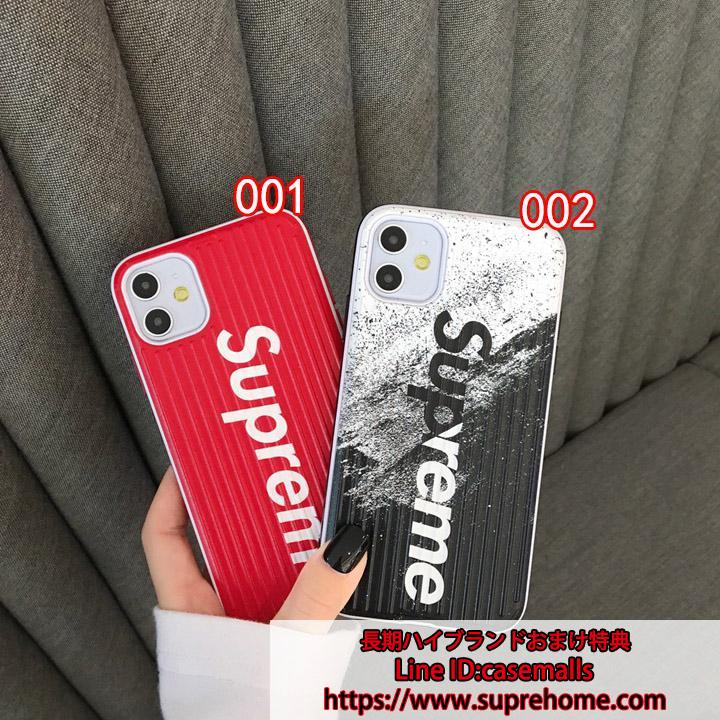 シンプル風 iPhone11pro maxケース Supreme
