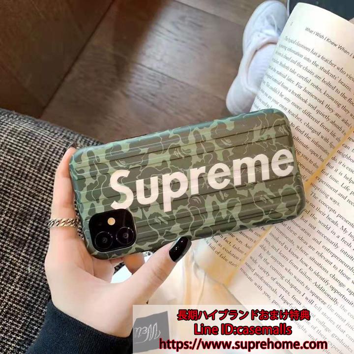 アイフォン11プロマックス スーツケース式 Supreme スマホケース