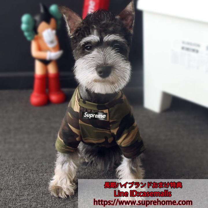 犬服 ドッグウェア supreme 送料無料 犬服 犬の服 supreme 純綿制 Tシャツ 夏