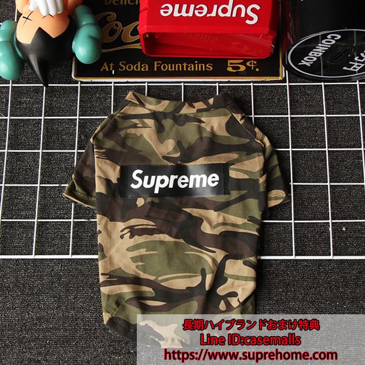 犬服 ドッグウェア supreme 送料無料 犬服 犬の服 supreme 純綿制 Tシャツ 夏