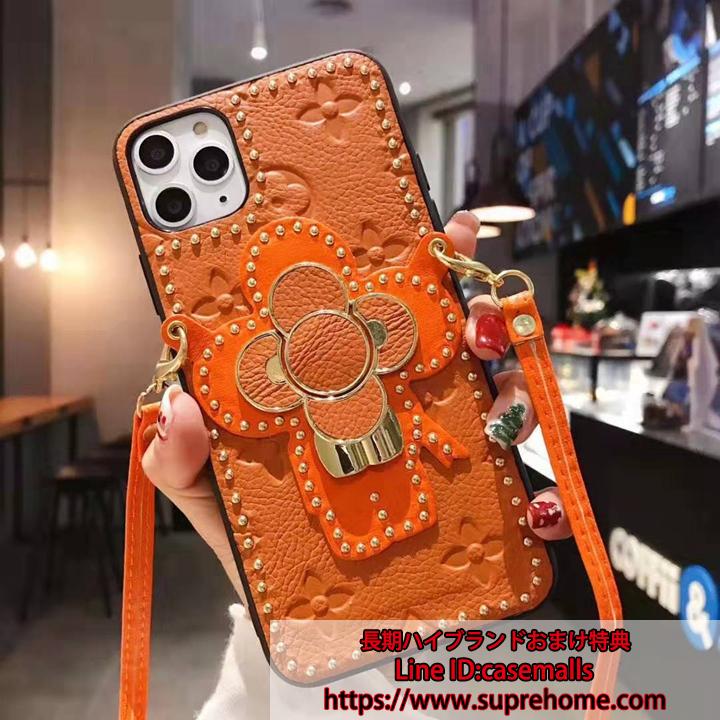 02.jpg パール付き LV 本革 スタンド機能 アイフォン11pro max ケース ルイヴィトン