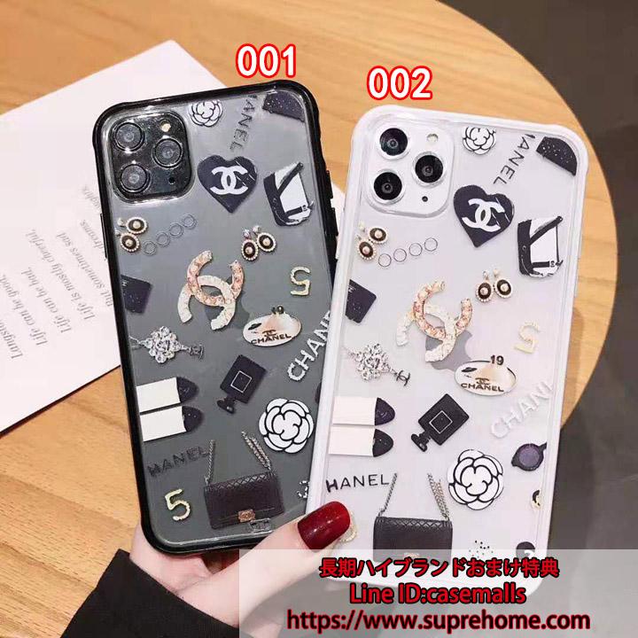 chanel iphone11proケース 透明ケース