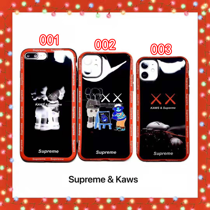 001.jpg Supreme コラボ Kaws アイフォン11pro maxケース