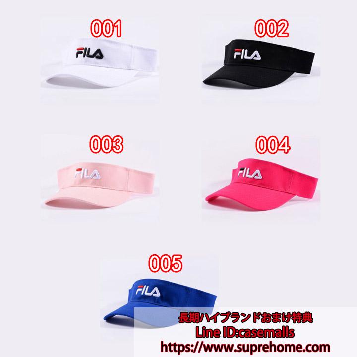 Fila 空頂帽 つば付き おしゃれ