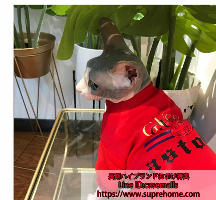 犬服 猫服 ペットウェア 猫用品 ドッグウェア オーダーメイド Tシャツ おしゃれ 通気 可愛い ブランド風GUCCI