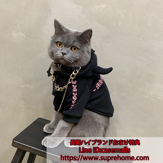 ペット服 猫服 ペット スウェット ペット服 猫服 ペットウェア ペット用品 犬服 あったか 悪魔 スウェット