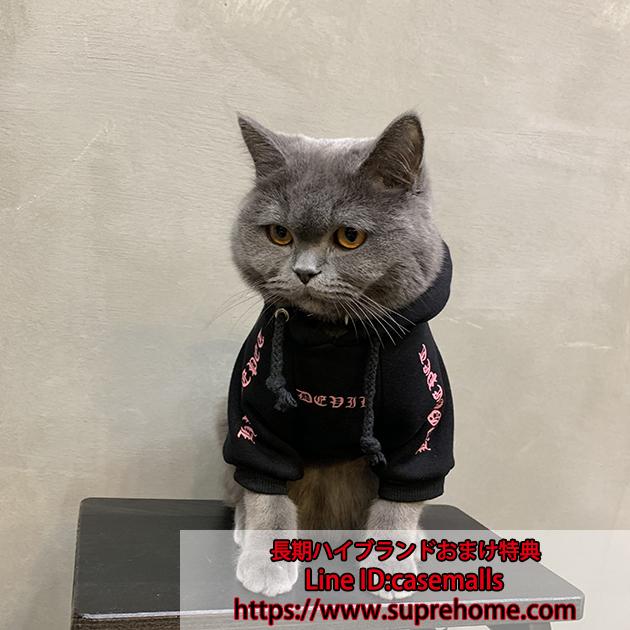 ペット服 猫服 ペット スウェット ペット服 黒 猫服 ペット用品 犬服 あったか 悪魔 スウェット