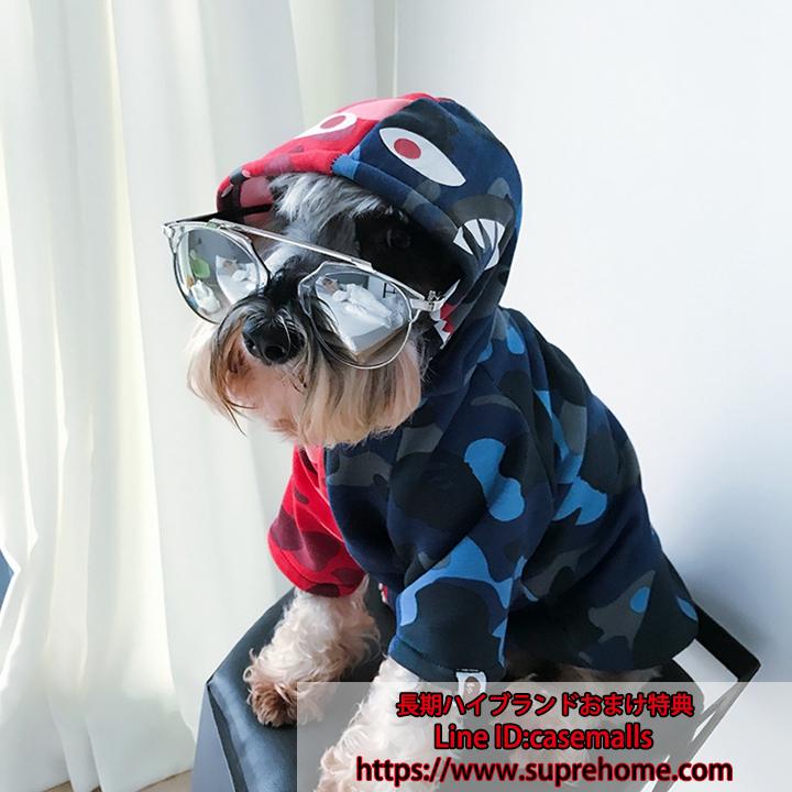 ドッグウェア ペットウェア パーカー 犬服 ドッグウェア ペットウェア パーカー スウェット 犬服 ワンちゃん ペット服 秋冬 厚い Undedeated カバー付き 両式