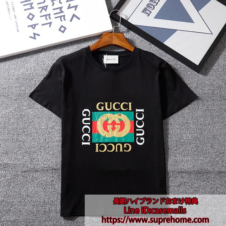 002.jpg Gucci 丸襟 夏服 定番プリント