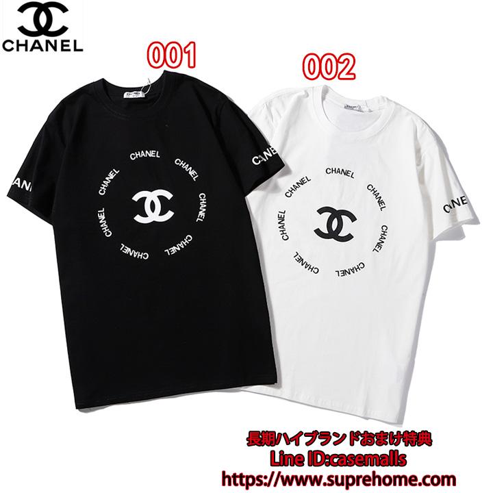 CHANEL 半袖 ブラック ホワイト