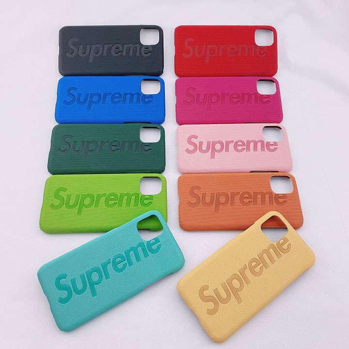 シュプリーム ブランド iphone12miniケース  ロゴデザイン