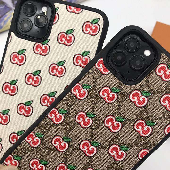  革 グッチ スマホケースiphone12mini 可愛い おもしろ