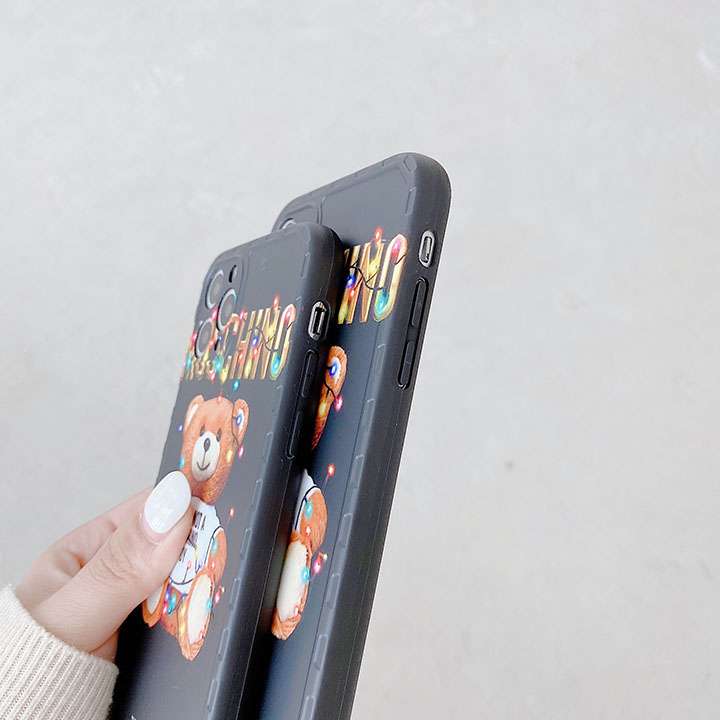 可愛い MOSCHINO 熊柄 iphone12ケース