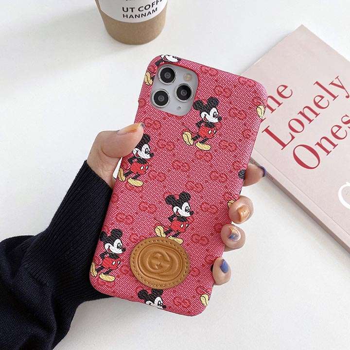 ディズニーMickeyコラボ Gucciグッチiphone12カバー 