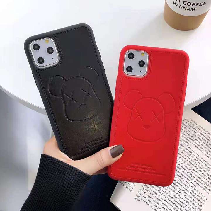  可愛い 韓国風 熊柄  iphone12携帯ケース
