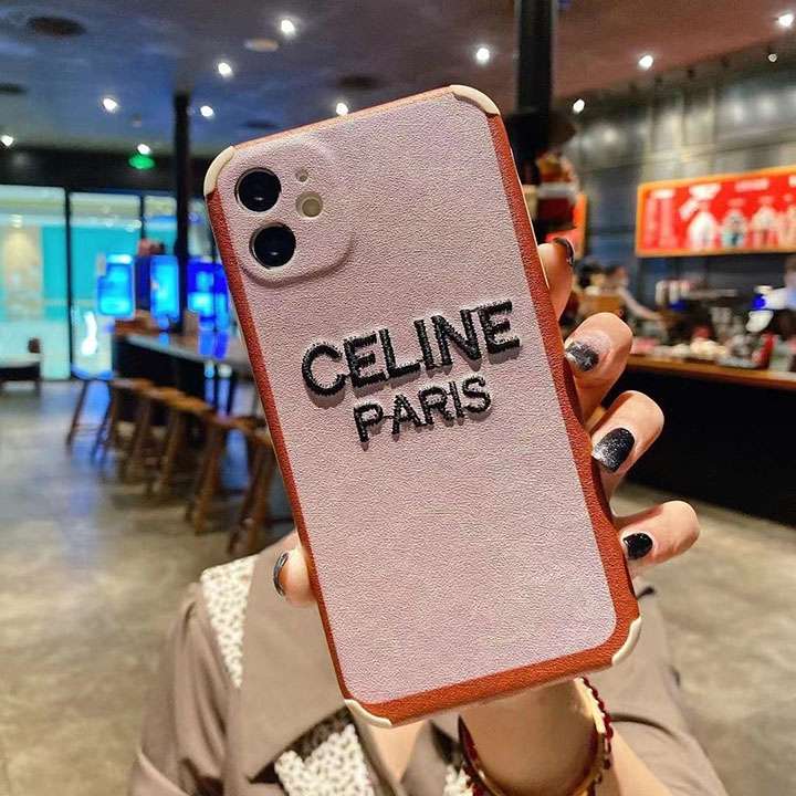 celine アイホン12ケース 人気， 刺繍 ロゴデザイン iphone12proケース， 全面保護 セリーヌ iphone12pro maxスマホケース，セレブ愛用 iphone12miniケース