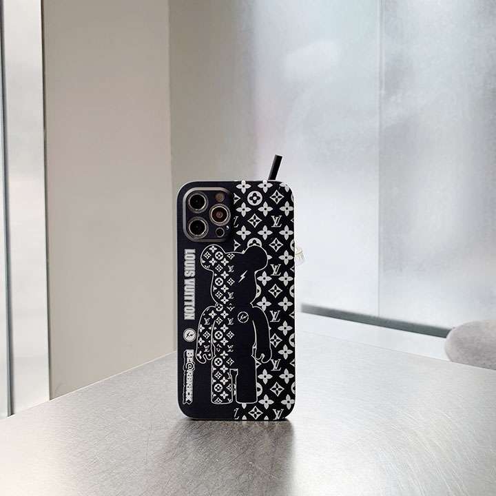 ブランド柄iPhone 12 pro/12 miniBearbrick保護ケース