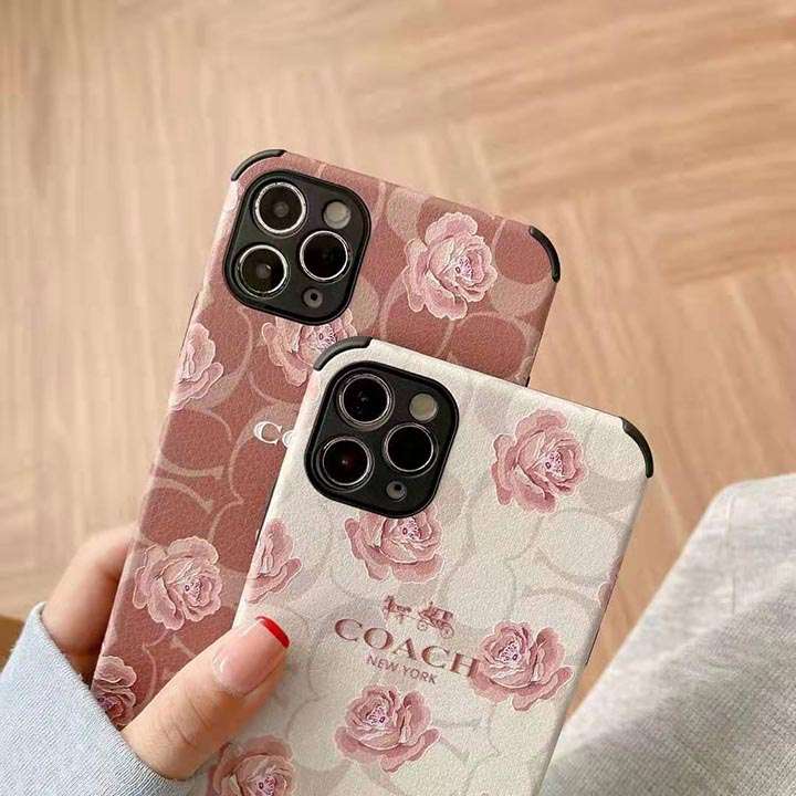 花柄保護ケースCoach iPhone 12 Pro