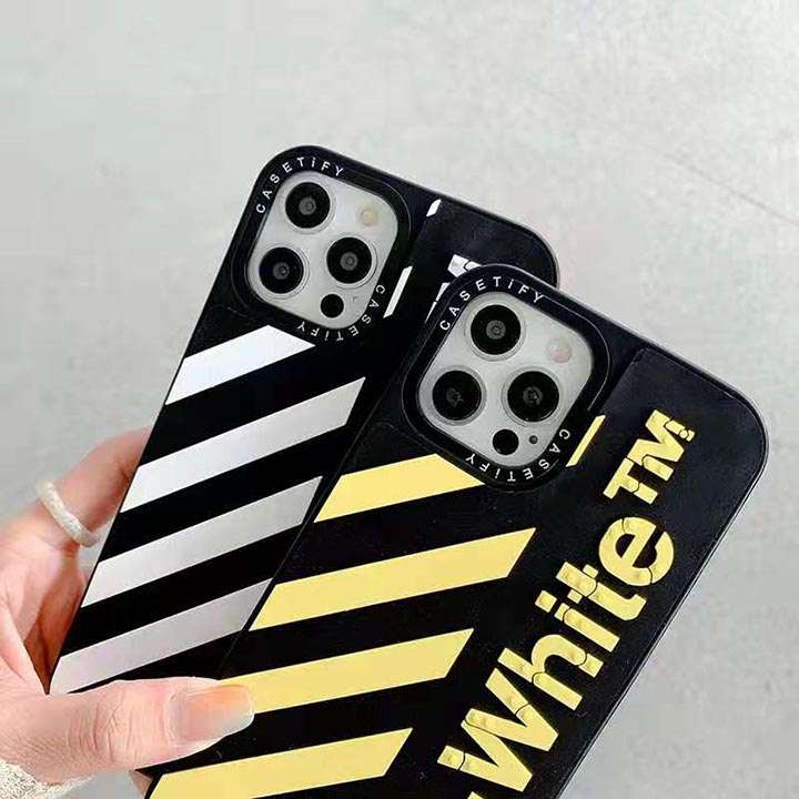 iPhone 13pro max 衝撃に強い Off White ケース