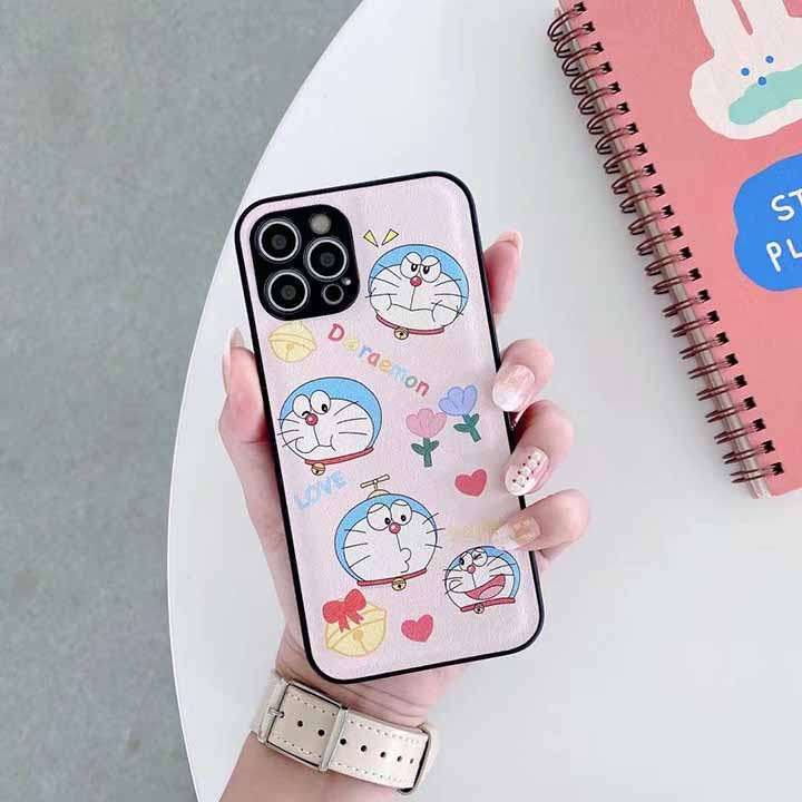 iphoneXS Doraemon 保護ケース ブランド字母プリント