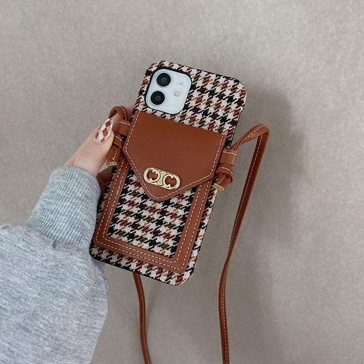 celine iPhone Xスマホケース皮製