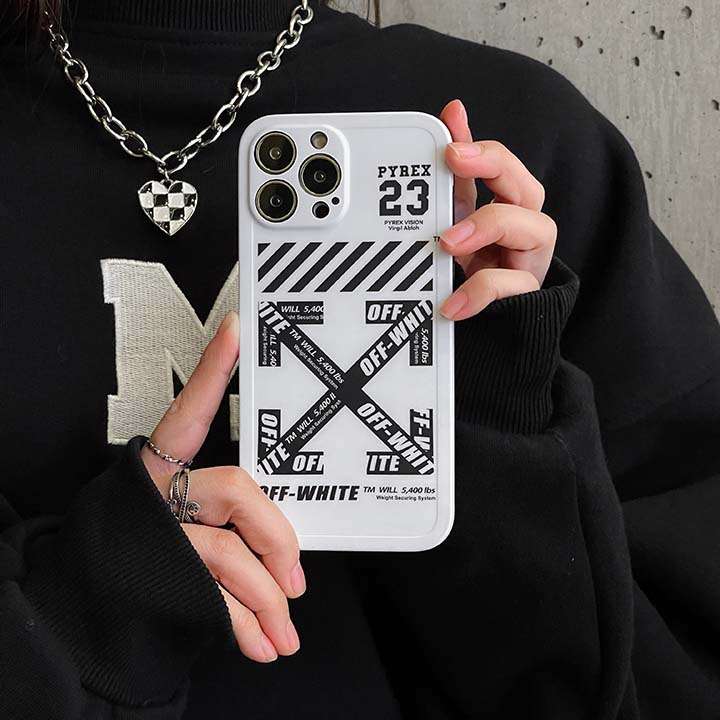 OffWhite カバー シリコン iPhone XR