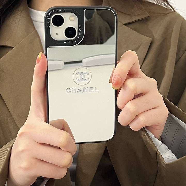 シンプル風chanelアイフォン 14保護ケース