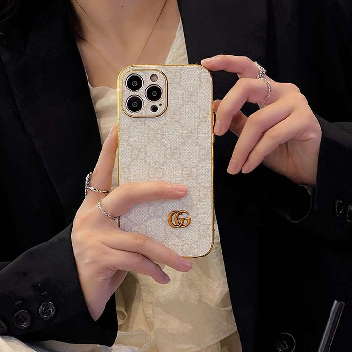 gucci iphone13 mini/13 ブランド字母プリント 保護ケース