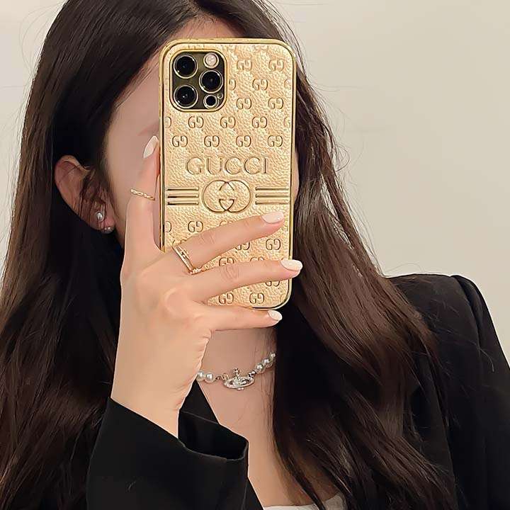 gucciスマホケースアイフォーン7/7 plusレザー