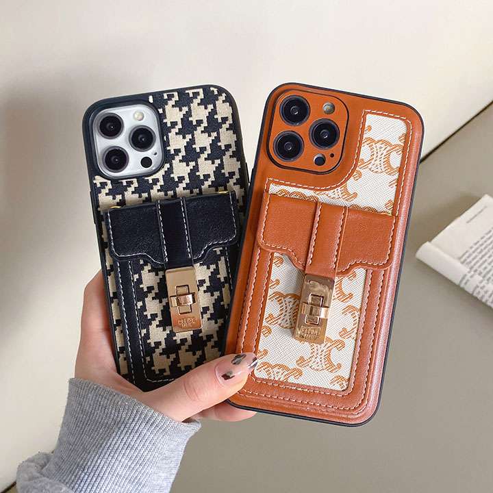 カード収納 Celine スマホケース アイフォン 12 pro