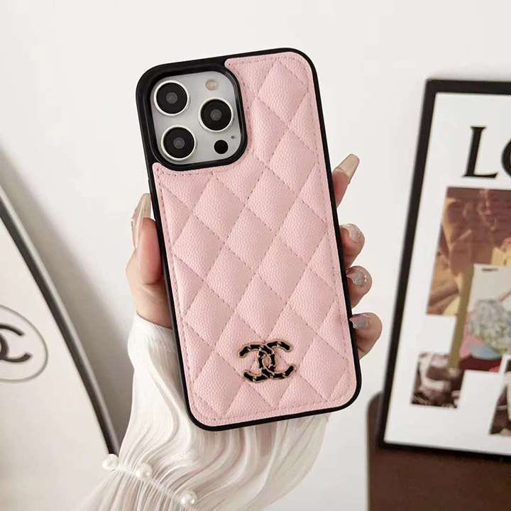 chanel iphone15ケースレザー調